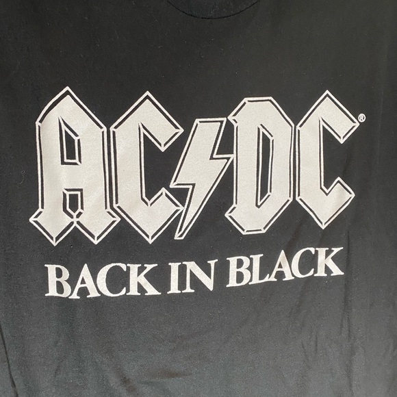 NWT AC/DC Black Large T-shirt - Picture 2 of 4